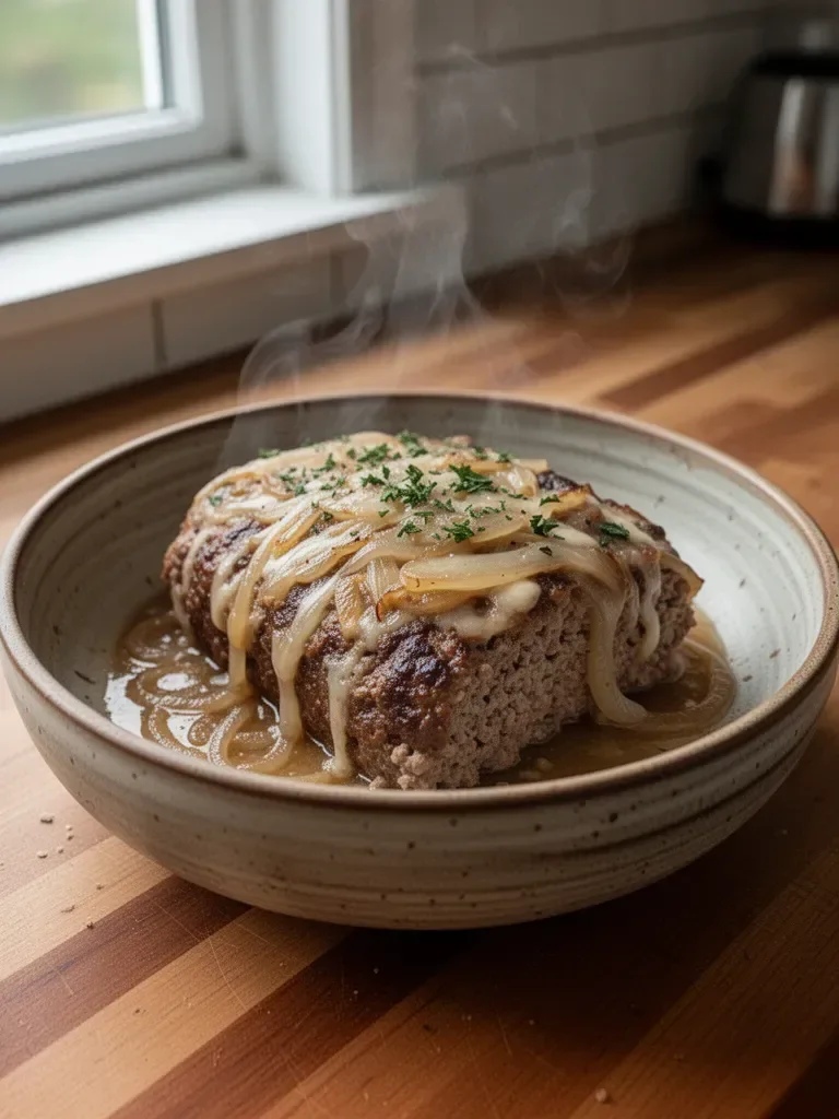 French Onion Meatloaf