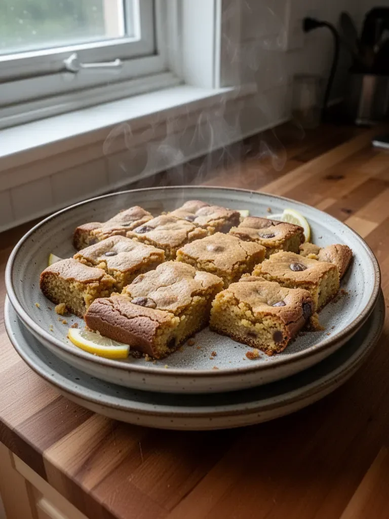 Fudgy Lemon Blondies