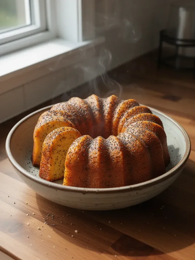 Grapefruit Poppy Seed Cake