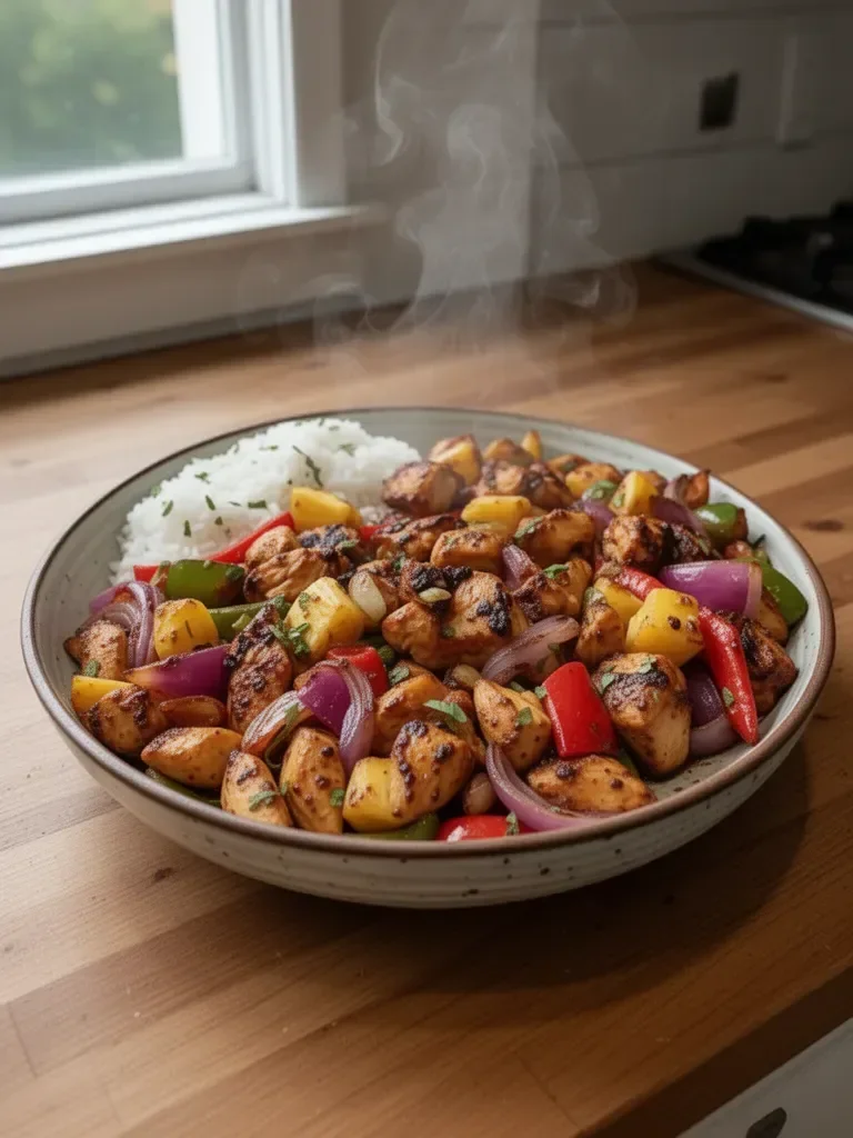 Hawaiian Chicken Sheet Pan