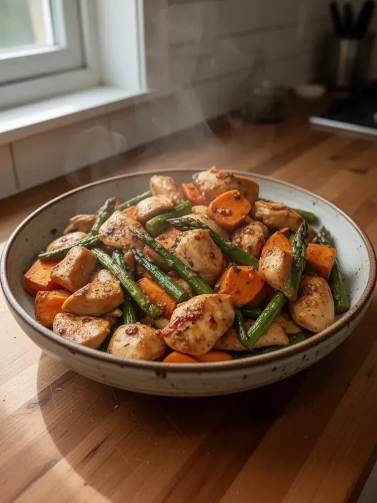 Healthy Chicken and Sweet Potatoes