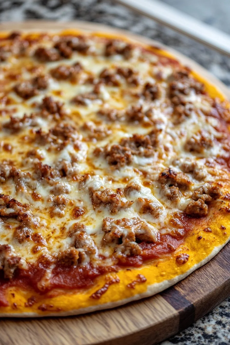 Homemade Mexican Pizza