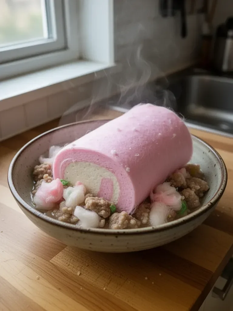 Japanese Cotton Candy Cake Roll