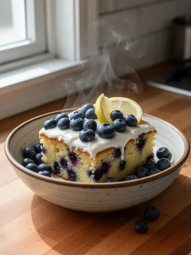 Lemon Blueberry Sheet Cake
