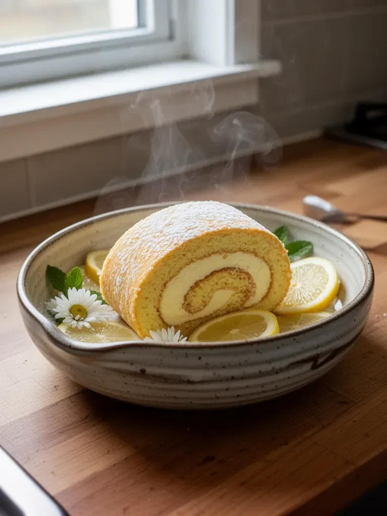 Lemon Cake Roll