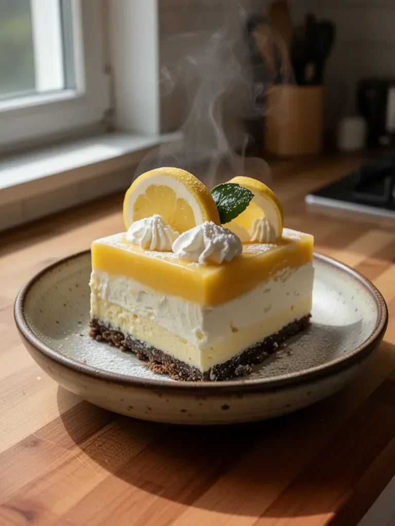 Lemon Mousse Cake