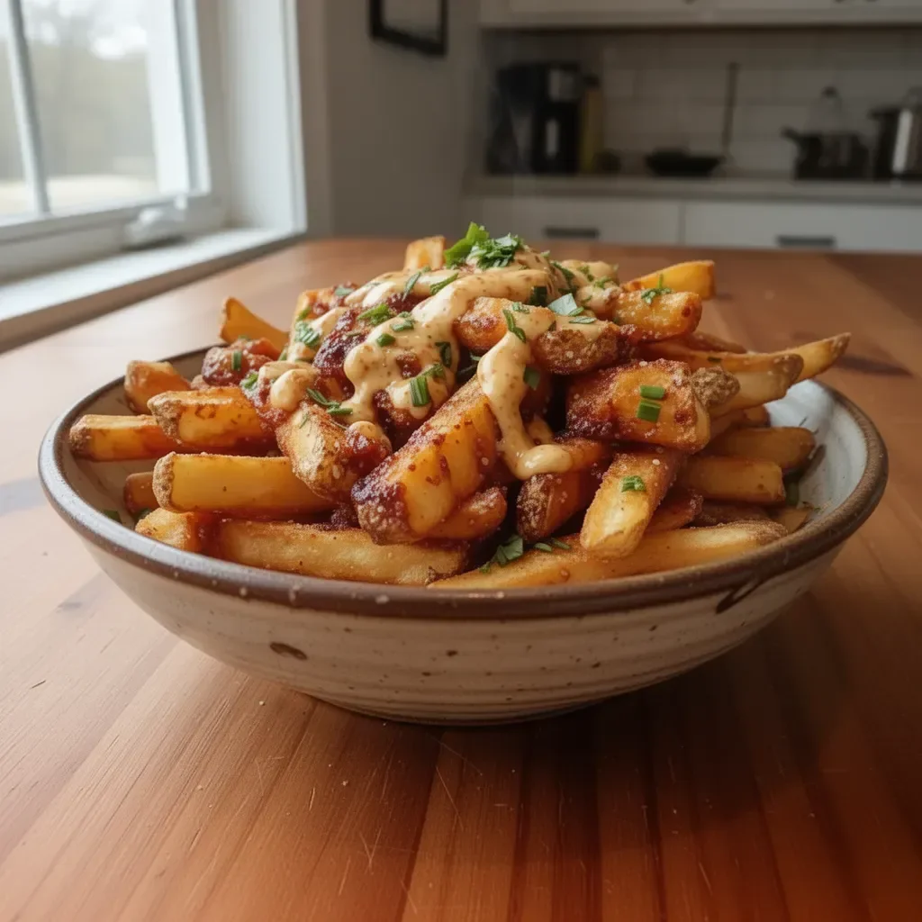 Delicious Louisiana Voodoo Fries topped with flavorful seasonings