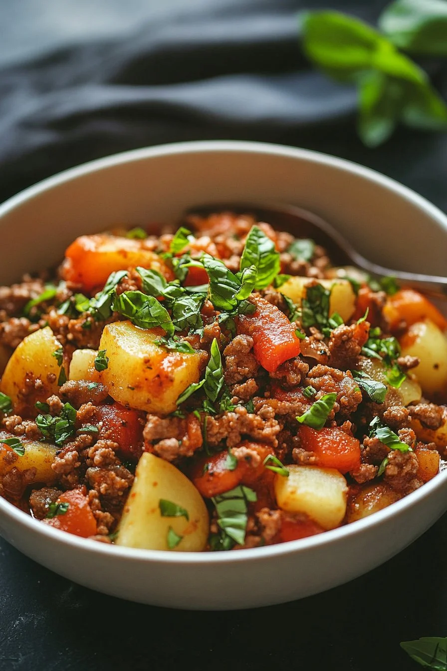 Mom's Picadillo with Potatoes