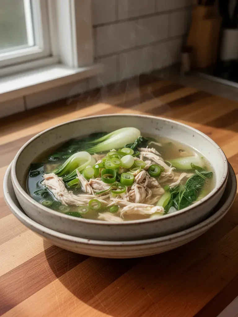Nourishing Bok Choy Chicken Soup
