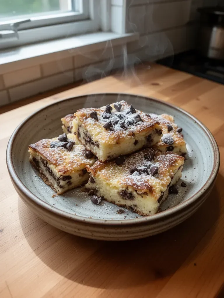 Ricotta Chocolate Chip Pastry Squares