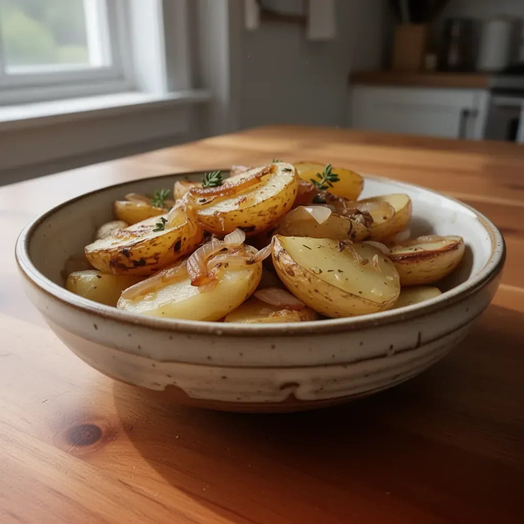 Savory slow cooker Lipton onion potatoes for a delicious and easy side dish.