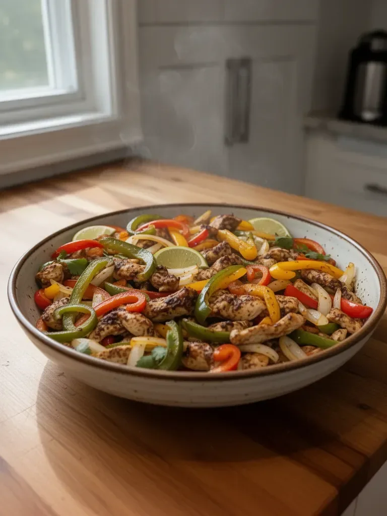 Sheet Pan Chicken Fajitas