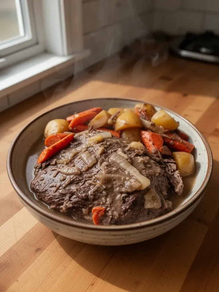 Slow Cooker Pot Roast with Lipton Onion Soup Mix