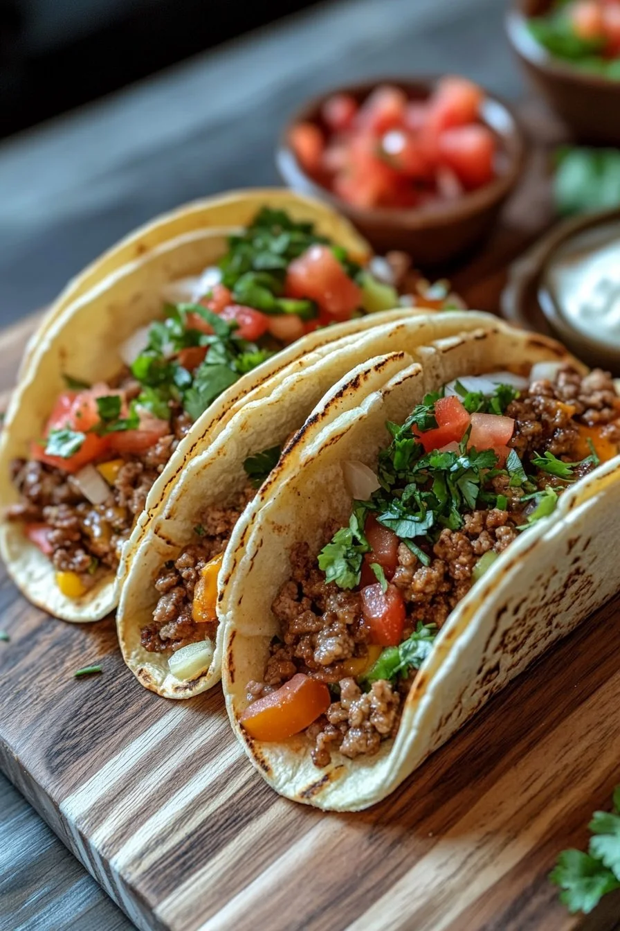 Smash Burger Tacos