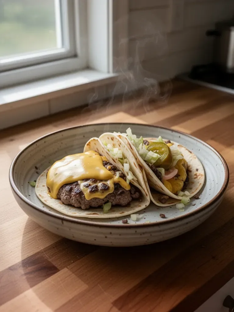 Smash Burger Tacos