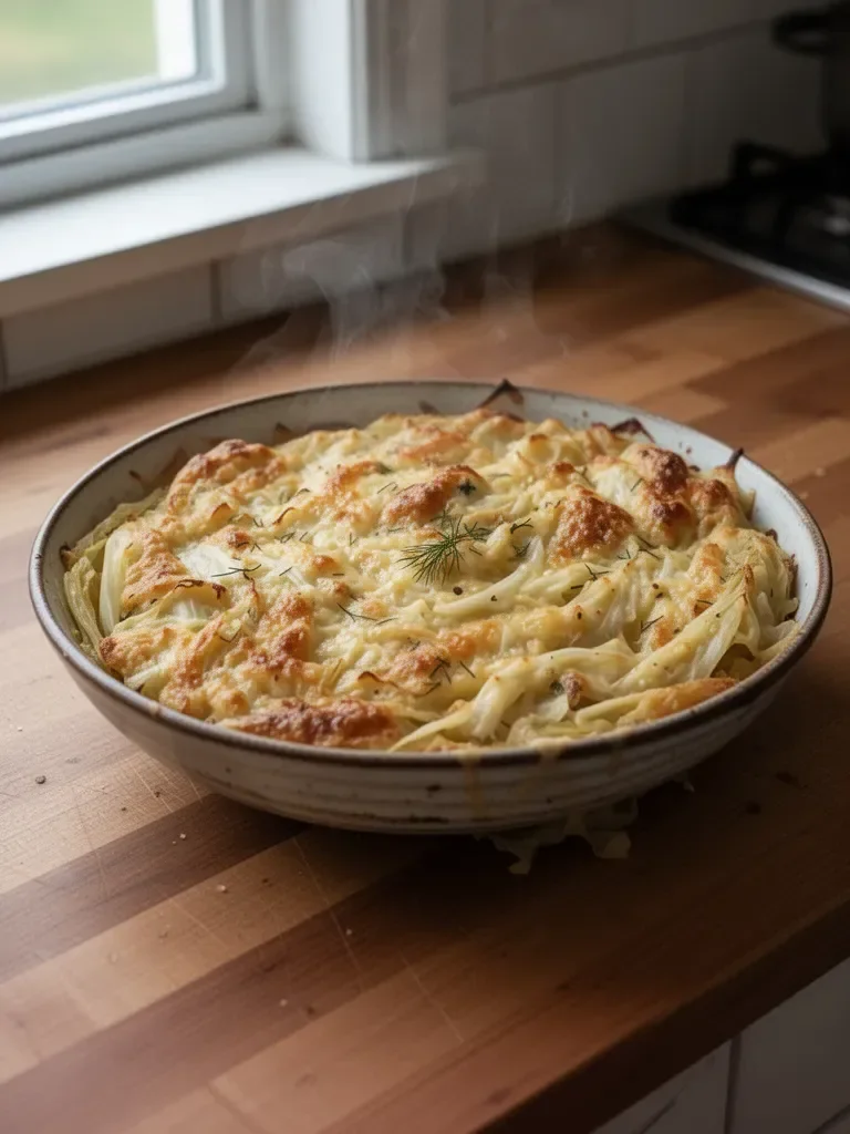 Smoked Gouda & Cabbage Bake