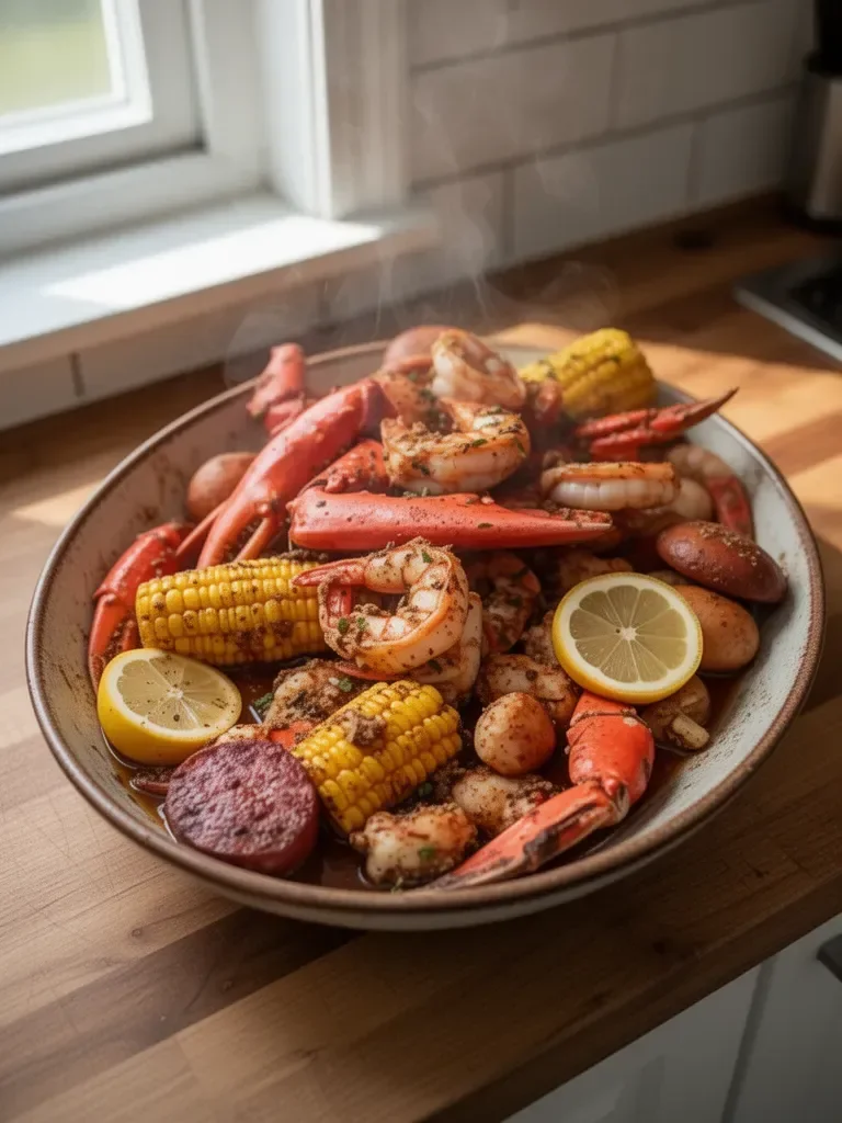 Spicy Cajun Seafood Boil