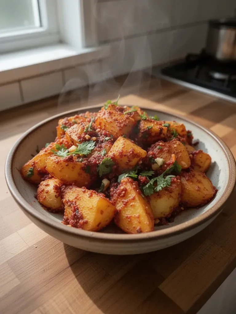 Spicy Mexican-Style Street Potatoes