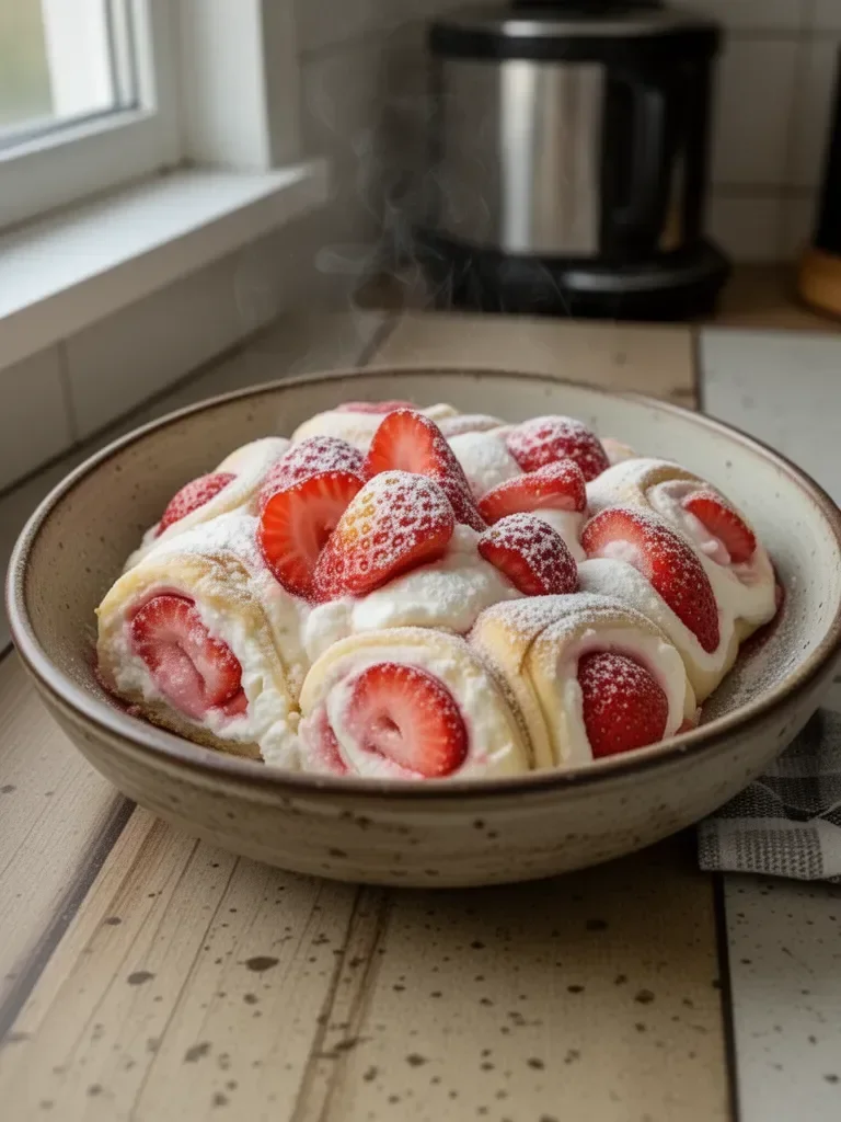 Strawberry Cheesecake Rolls