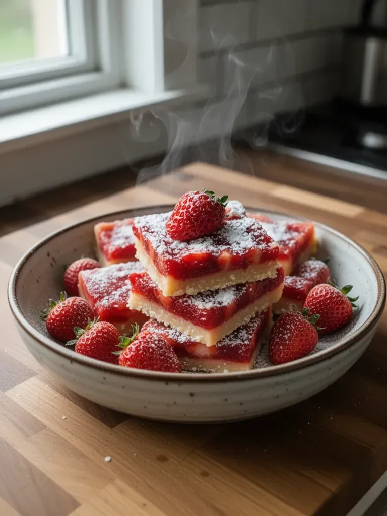 Strawberry Pie Bars