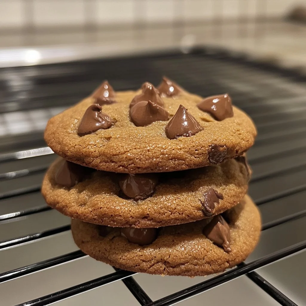 Delicious banana bread cookies baked to perfection with ripe bananas