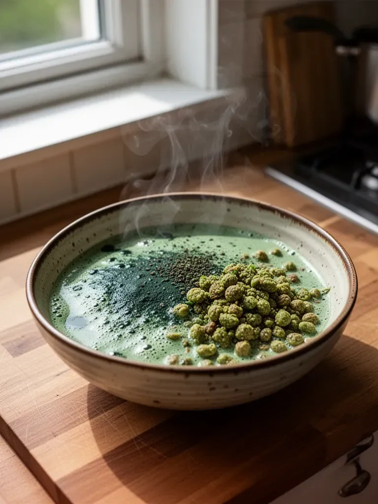Vegan Superfood Spirulina Latte