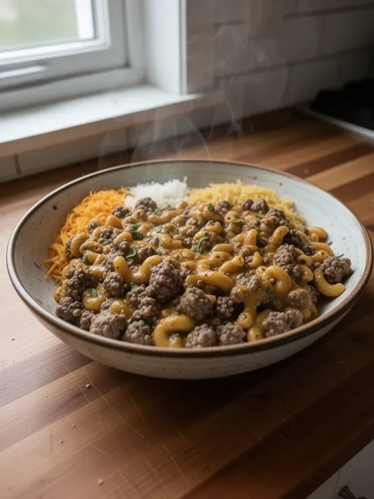4 Ingredient Hamburger Casserole