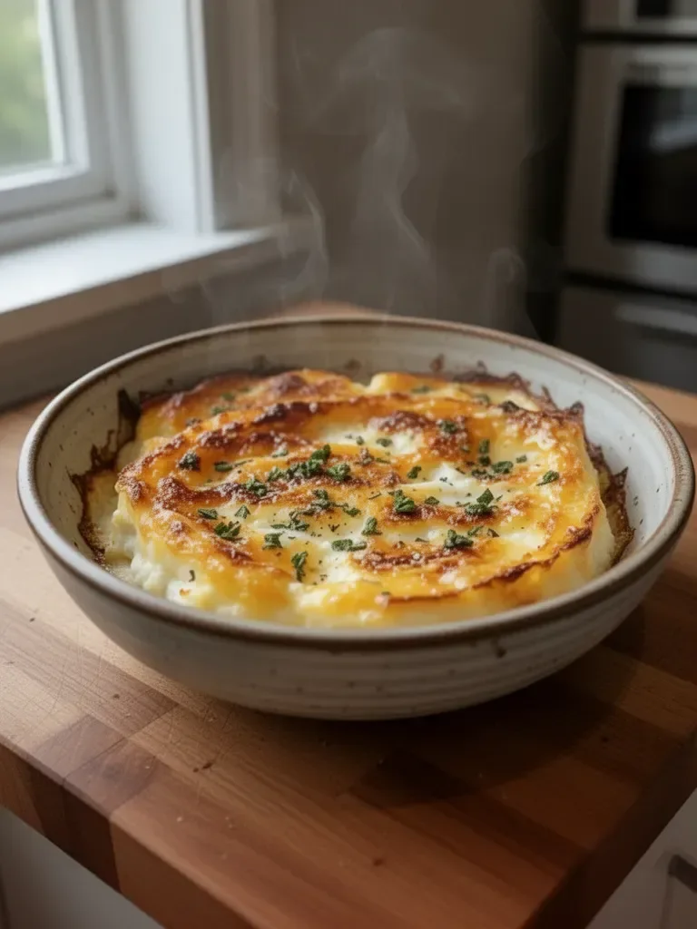 Baked Cottage Cheese Eggs