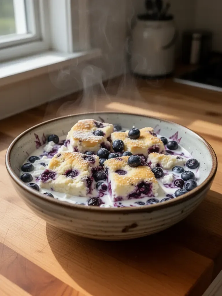 Blueberry Cottage Cheese Breakfast