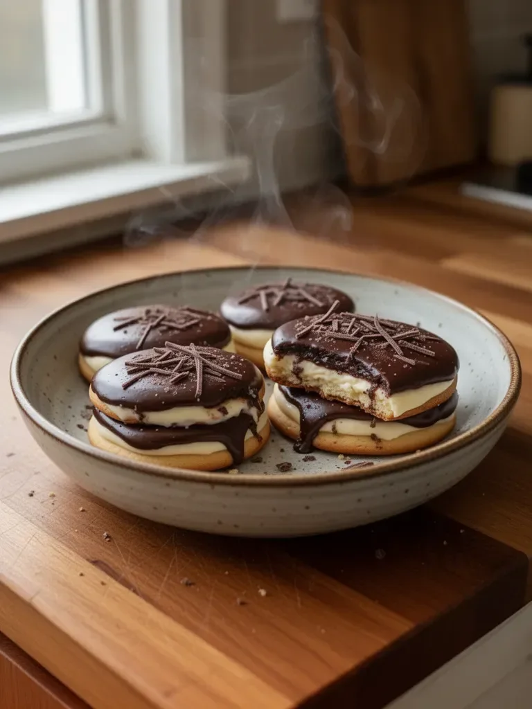 Boston Cream Pie Cookies