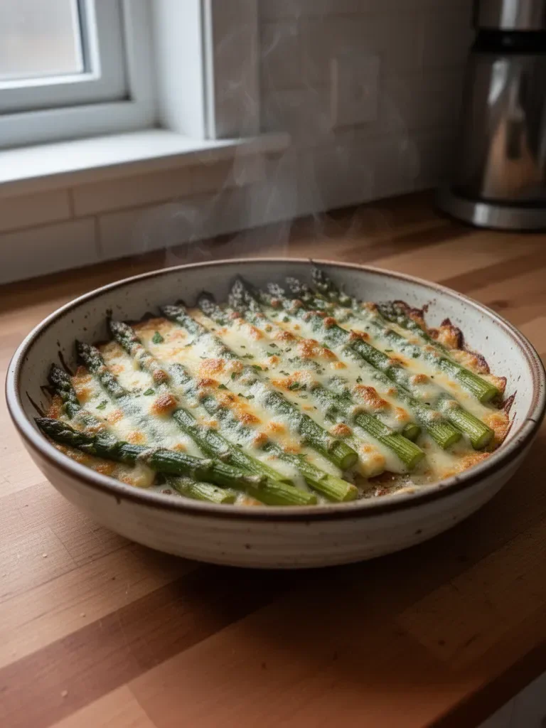 Cheesy Baked Asparagus