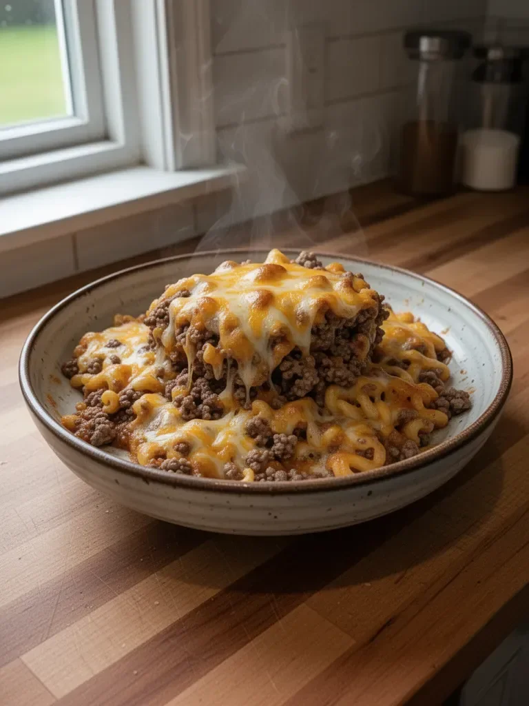 Cheesy Hamburger Casserole