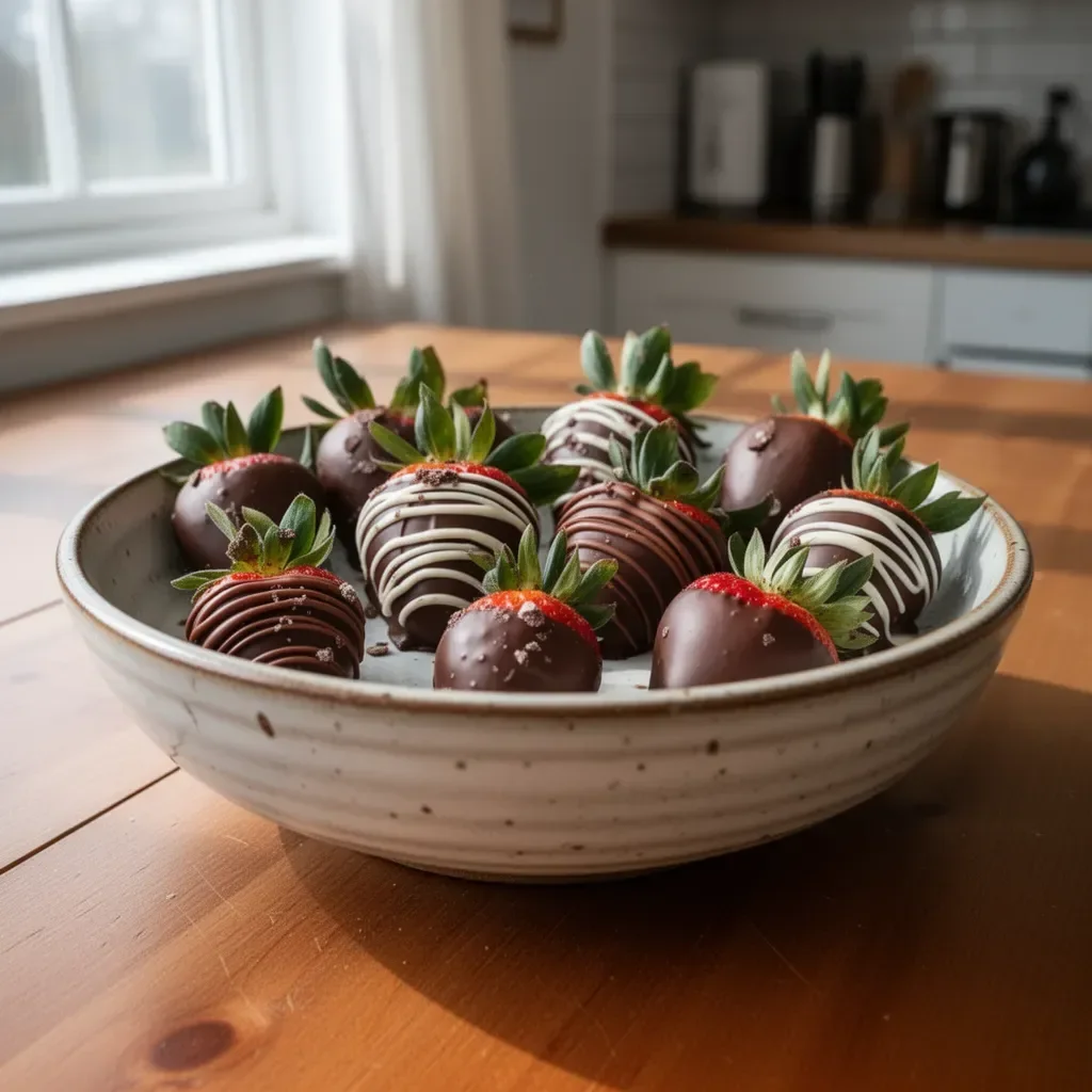 Fresh chocolate covered strawberries ready for enjoyment and gifting