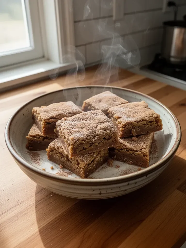 Cinnamon Sugar Blondies