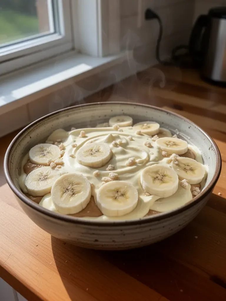 Cold No Bake Banana Pudding