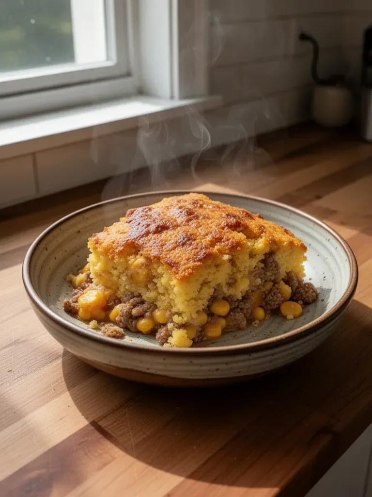 Cornbread Cowboy Casserole