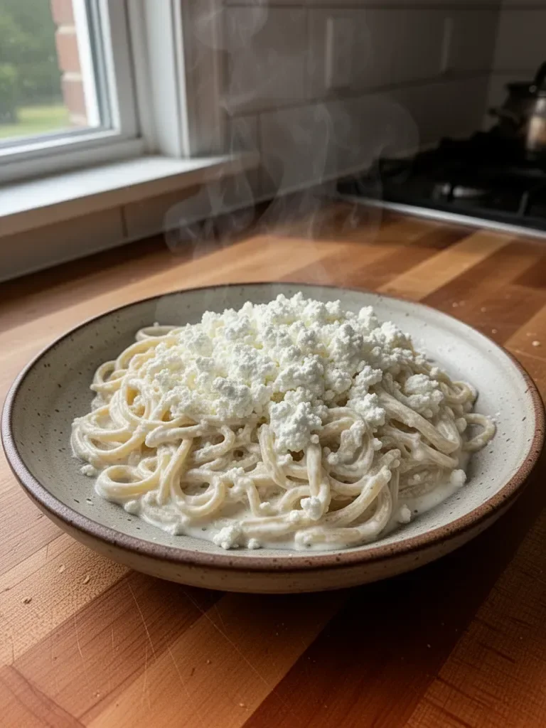 Cottage Cheese Alfredo