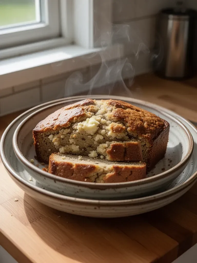 Cottage Cheese Banana Bread No Flour