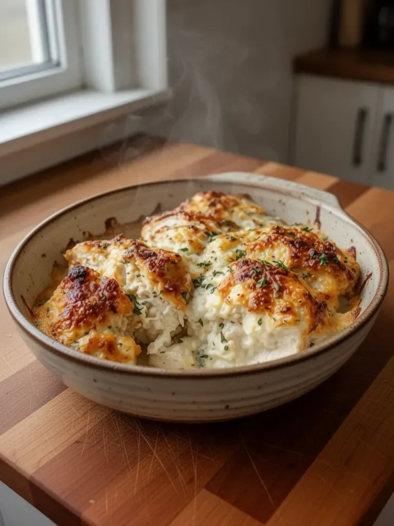 Cottage Cheese Chicken Bake
