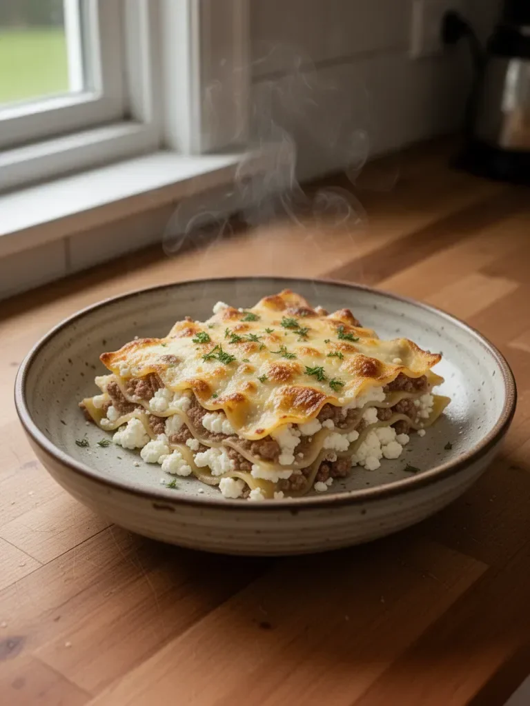 Cottage Cheese Lasagna Bowl
