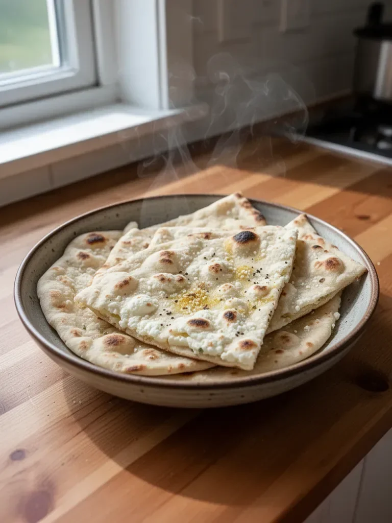Cottage Cheese Naan Bread