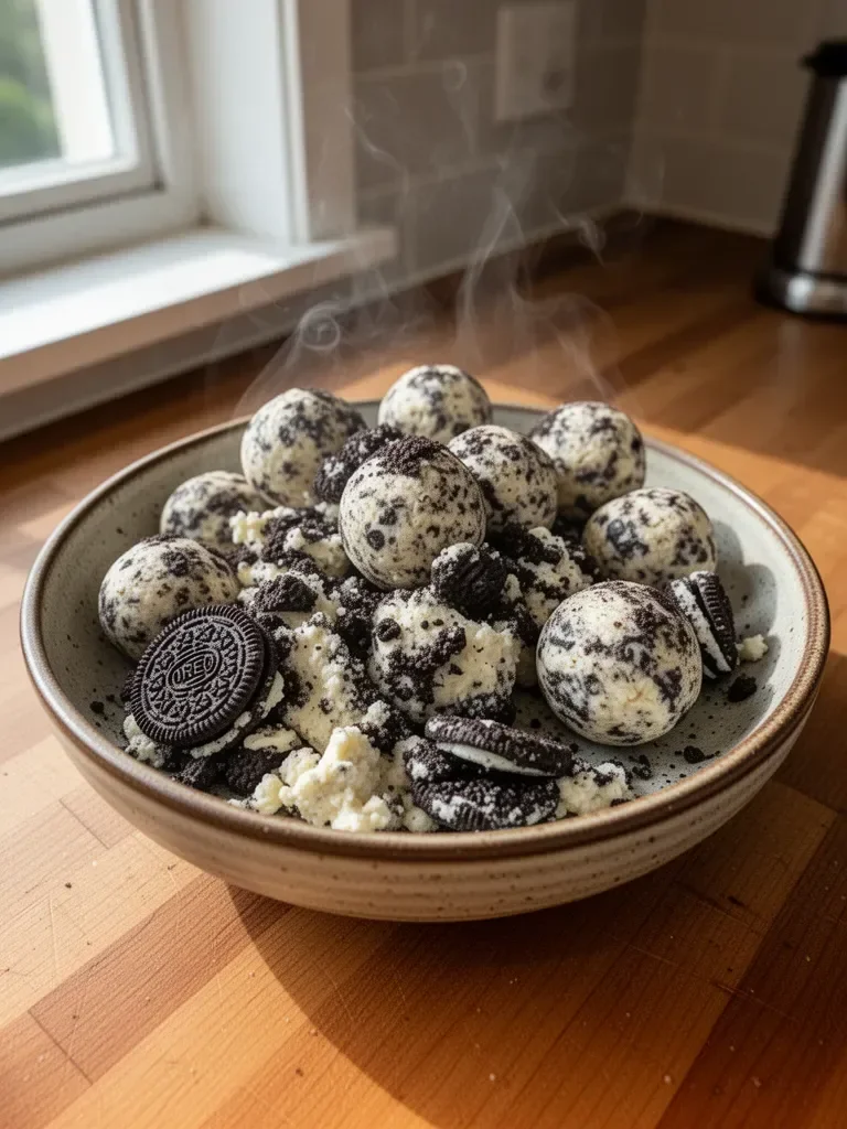 Cream Cheese Oreo Protein Balls