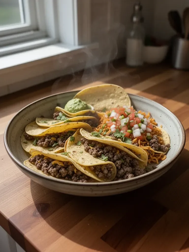 Crispy Ground Beef Tacos