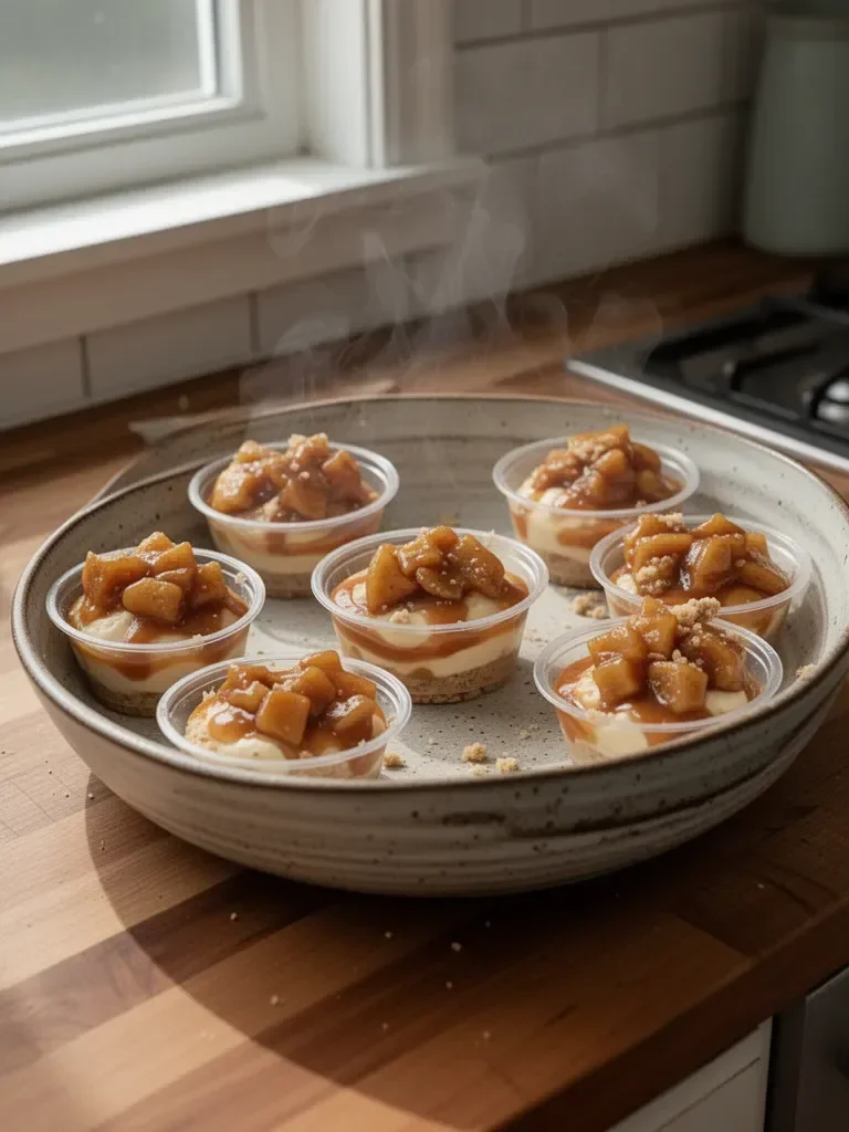 Easy No Bake Caramel Apple Dessert Cups