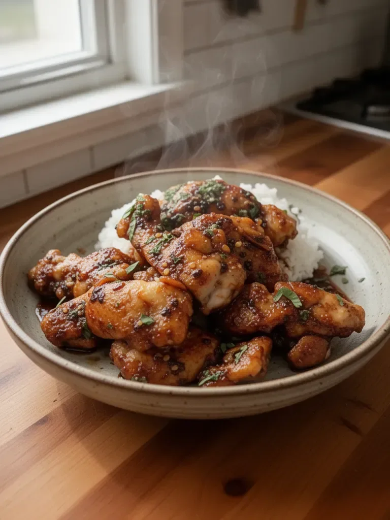 Easy Soy Garlic Chicken Thighs