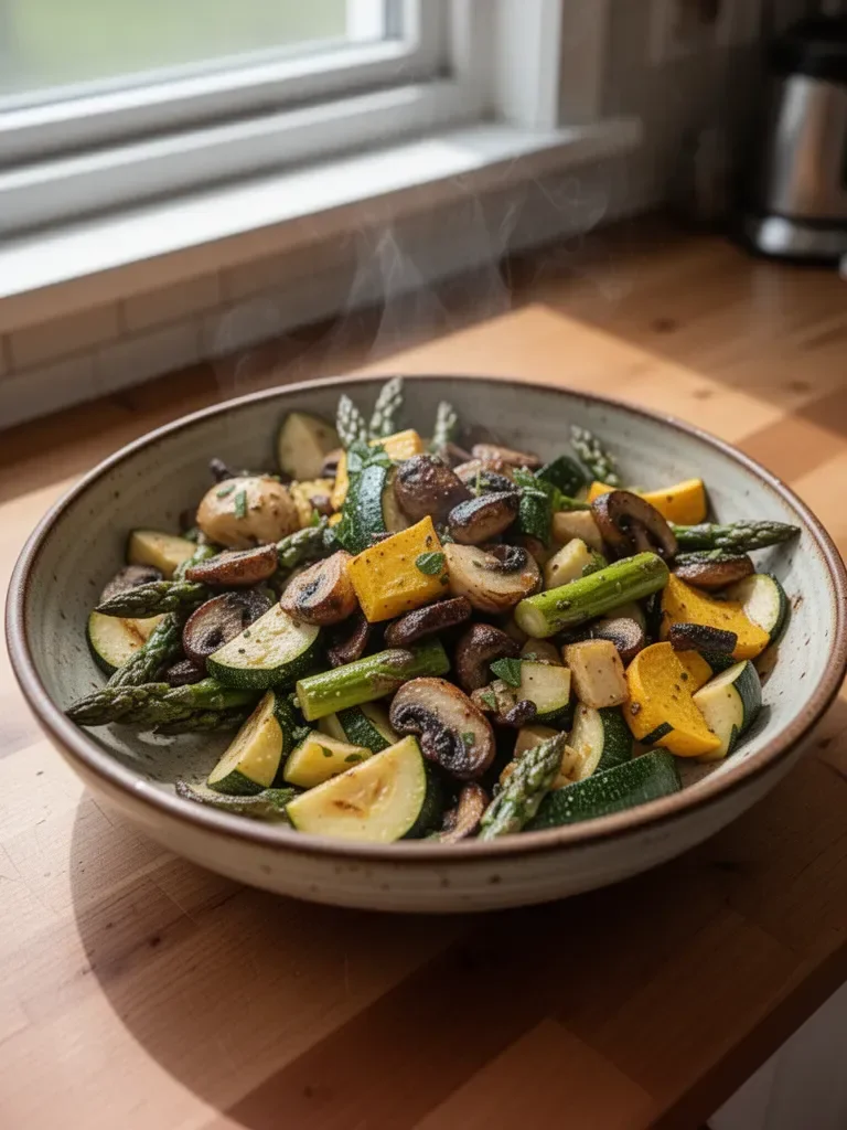 Grilled Asparagus, Zucchini, and Squash