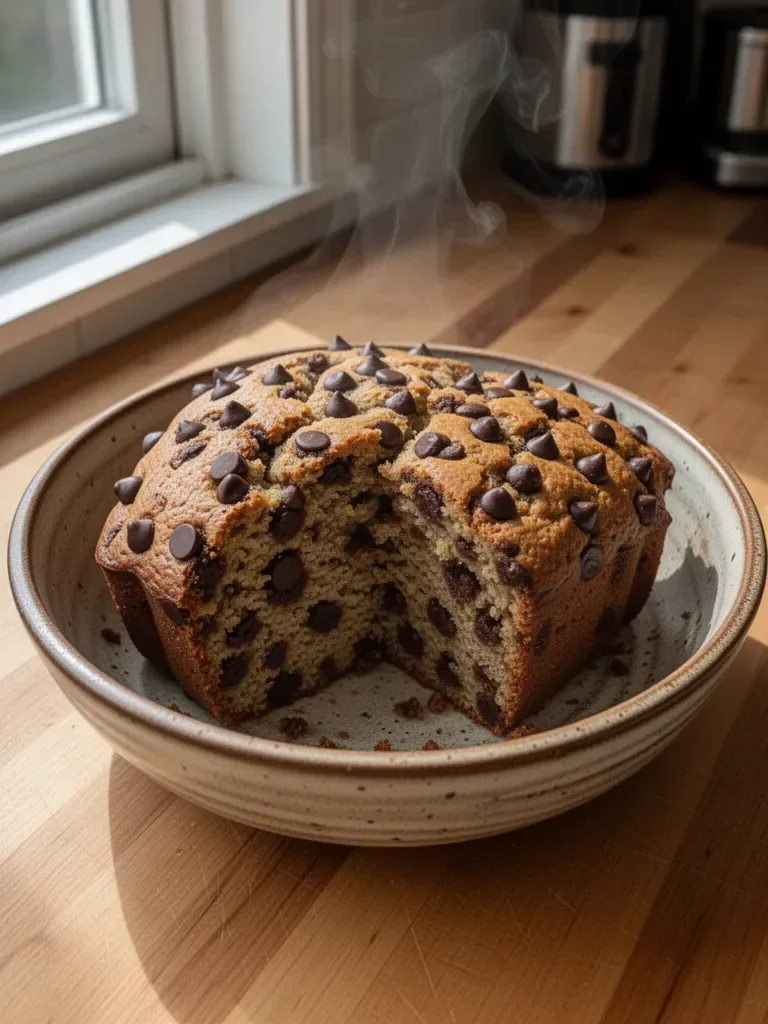 Healthier Chocolate Chip Banana Bread