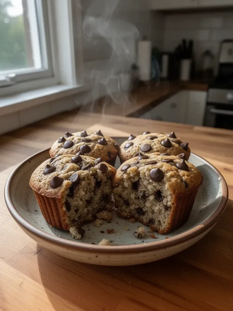 Healthy Banana Bread Protein Muffins