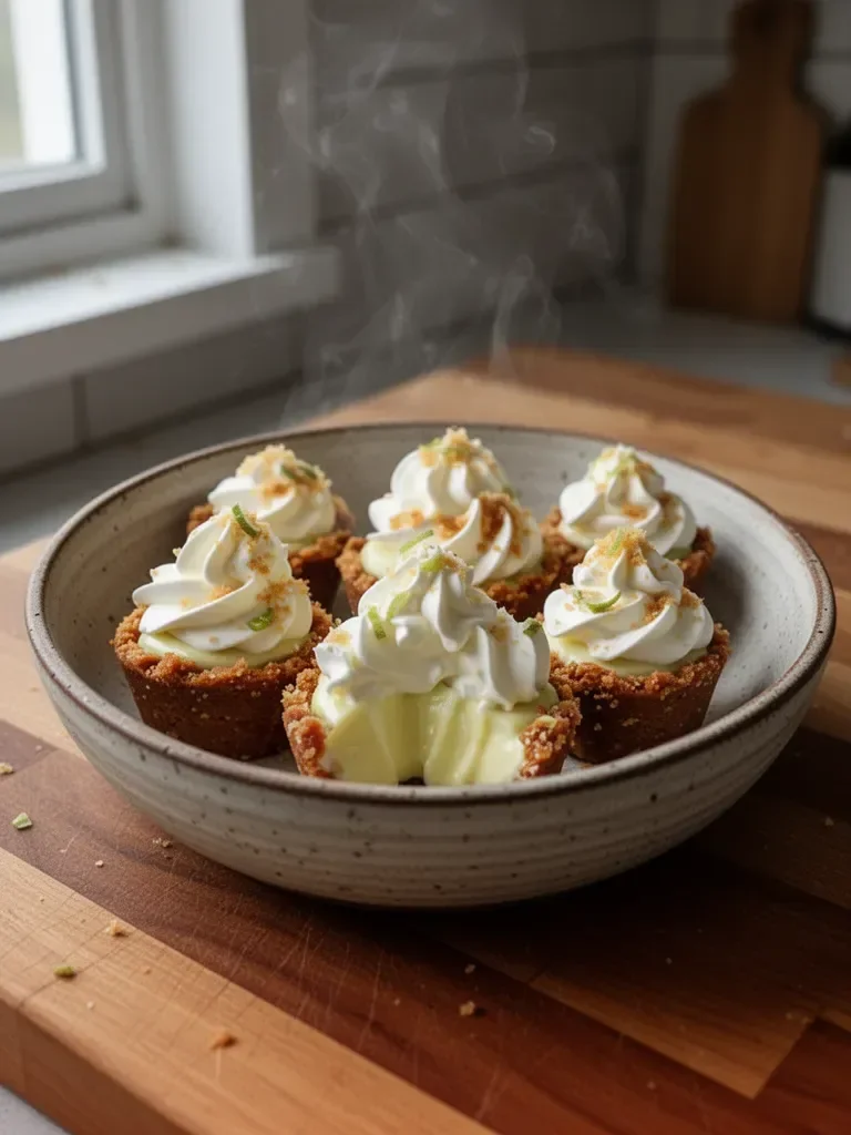 Heavenly No-Bake Mini Key Lime Pies