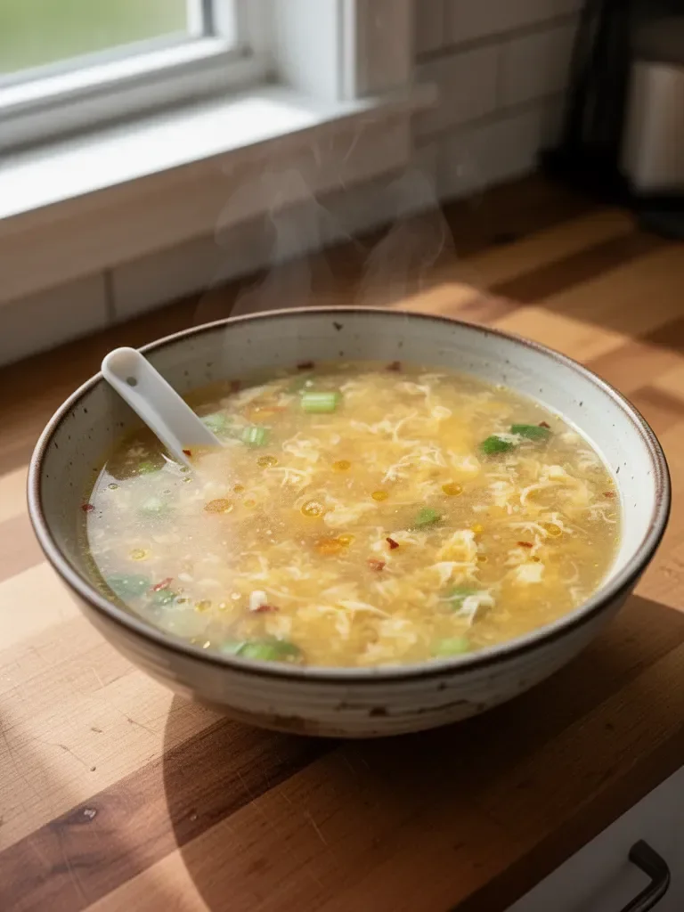 Homemade Egg Drop Soup (Keto & Gluten Free)